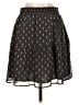 Garnet Hill 100% Silk Argyle Black Silk Skirt Size XS - photo 2