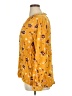 Gap 100% Rayon Yellow Long Sleeve Blouse Size XL - photo 5