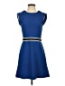 Sandro Color Block Blue Casual Dress Size Sm (1) - photo 1