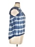 True Craft 100% Rayon Blue Sleeveless Blouse Size XL - photo 4