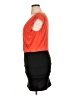 Geri C. Color Block Orange Cocktail Dress Size XL - photo 5