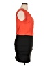 Geri C. Color Block Orange Cocktail Dress Size XL - photo 4
