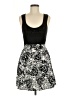 Bebop Graphic Black Cocktail Dress Size M - photo 1