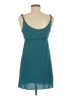Unbranded Solid Teal Casual Dress Size M - photo 2