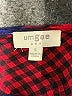 Umgee 100% Rayon Plaid Red 3/4 Sleeve Blouse Size S - photo 7