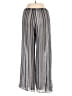 Becca Stripes Silver Casual Pants Size S - photo 2
