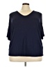 Venus Blue Short Sleeve Top Size 3X - photo 1