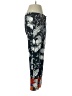 Zara 100% Cotton Print Blue Khakis Size 4 - photo 4