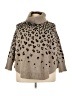 I.N. Studio Animal Print Tan Turtleneck Sweater Size 3X - photo 1