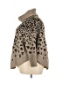 I.N. Studio Animal Print Tan Turtleneck Sweater Size 3X - photo 5