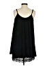 Xhilaration 100% Rayon Black Tank Top Size S - photo 2