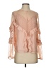 Guess 100% Polyester Pink 3/4 Sleeve Blouse Size S - photo 1