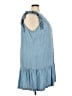 CeCe 100% Lyocell Blue Casual Dress Size 24W - photo 4