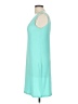 Assorted Brands Solid Teal Casual Dress Size L - photo 5