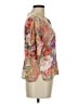 Unbranded Floral Orange Short Sleeve Blouse Size M - photo 4