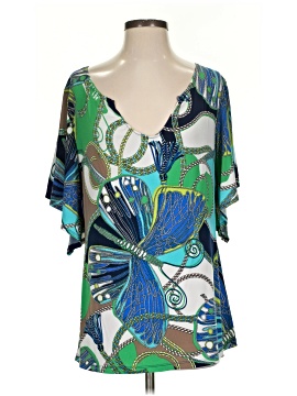 Susan Lawrence Short Sleeve Blouse