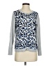 Chico's Animal Print Blue Pullover Sweater Size Sm (0) - photo 1