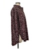 Lyssé Print Burgundy Long Sleeve Blouse Size M - photo 4