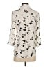 Fortune + Ivy 100% Polyester Floral Ivory 3/4 Sleeve Blouse Size XS - photo 2
