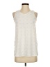 Unbranded 100% Polyester Ivory Sleeveless T-Shirt Size S (estimated) - photo 1