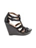 Cynthia Vincent Black Wedges Size 10 - photo 1