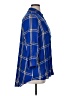 Cato 100% Rayon Plaid Blue 3/4 Sleeve Button-Down Shirt Size XL - photo 4