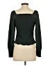 Madewell 100% Polyester Green Long Sleeve Blouse Size XXS (estimated) - photo 2