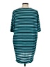 Lularoe Stripes Teal Casual Dress Size M - photo 2
