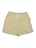 7 For All Mankind 100% Polyester Solid Tan Athletic Shorts Size S - photo 1