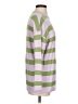 Fashion Stripes Green Pullover Sweater Size S - photo 4