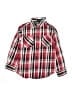 Wrangler Jeans Co Plaid Red Long Sleeve Button-Down Shirt Size 6 - 7 - photo 1