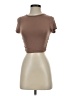 Antistar Brown Short Sleeve Top Size XS - photo 1