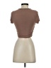 Antistar Brown Short Sleeve Top Size XS - photo 2