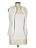 Assorted Brands 100% Polyester Ivory Faux Fur Vest Size L - photo 1