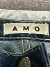 AMO Chevron-herringbone Blue Jeans Size 27 waist - photo 7