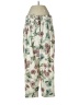 Kaari Blue Floral Ivory Casual Pants Size 4 - photo 1