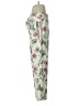 Kaari Blue Floral Ivory Casual Pants Size 4 - photo 5