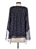 Stitch & Knot 100% Polyester Blue 3/4 Sleeve Blouse Size XS - photo 2
