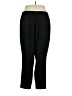 St. John Solid Black Active Pants Size XL - photo 2