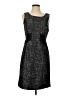 Chetta B Tweed Gray Cocktail Dress Size 4 - photo 1