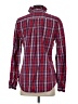 Gap 100% Cotton Plaid Red Long Sleeve Button-Down Shirt Size S - photo 2