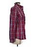 Gap 100% Cotton Plaid Red Long Sleeve Button-Down Shirt Size S - photo 4