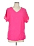 Shein 100% Polyester Pink Short Sleeve T-Shirt Size L - photo 1