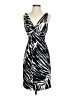 Boston Proper Animal Print Black Cocktail Dress Size 2 - photo 1