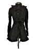 High Use Black Teal Trenchcoat Size 4 - photo 1