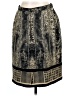 Jaeger 100% Polyester Graphic Gold Casual Skirt Size 14 - photo 2