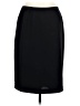Kasper 100% Polyester Solid Black Casual Skirt Size 12 (petite) - photo 1
