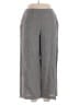 Lilith 100% Linen Chevron-herringbone Gray Linen Pants Size XL - photo 1