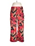 Chico's Design Tropical Red Casual Pants Size Lg (2.5) - photo 1