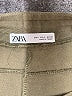 Zara 100% Cotton Tan Cargo Pants Size L - photo 7